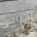 5 Vintage Libby PARTRIDGE IN A PEAR TREE 5 1/2 Glasses with GOLD & WHITE Design