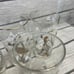 5 Vintage Libby PARTRIDGE IN A PEAR TREE 5 1/2 Glasses with GOLD & WHITE Design