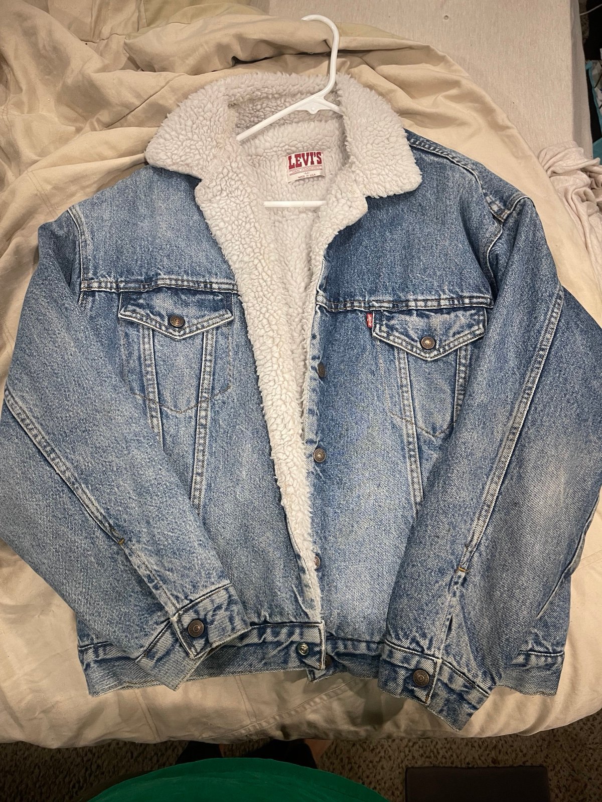 Vintage Levi’s Sherpa Jean jacket with Pendleton