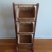 Rattan slelf/unit w basket