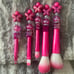 Rose Pink Butterfly Makeup Brush Set #M4