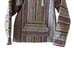 Mexican Boho Hooded Baja-Stripe Multicolor Unisex Pullover Pancho Sweater Kangar