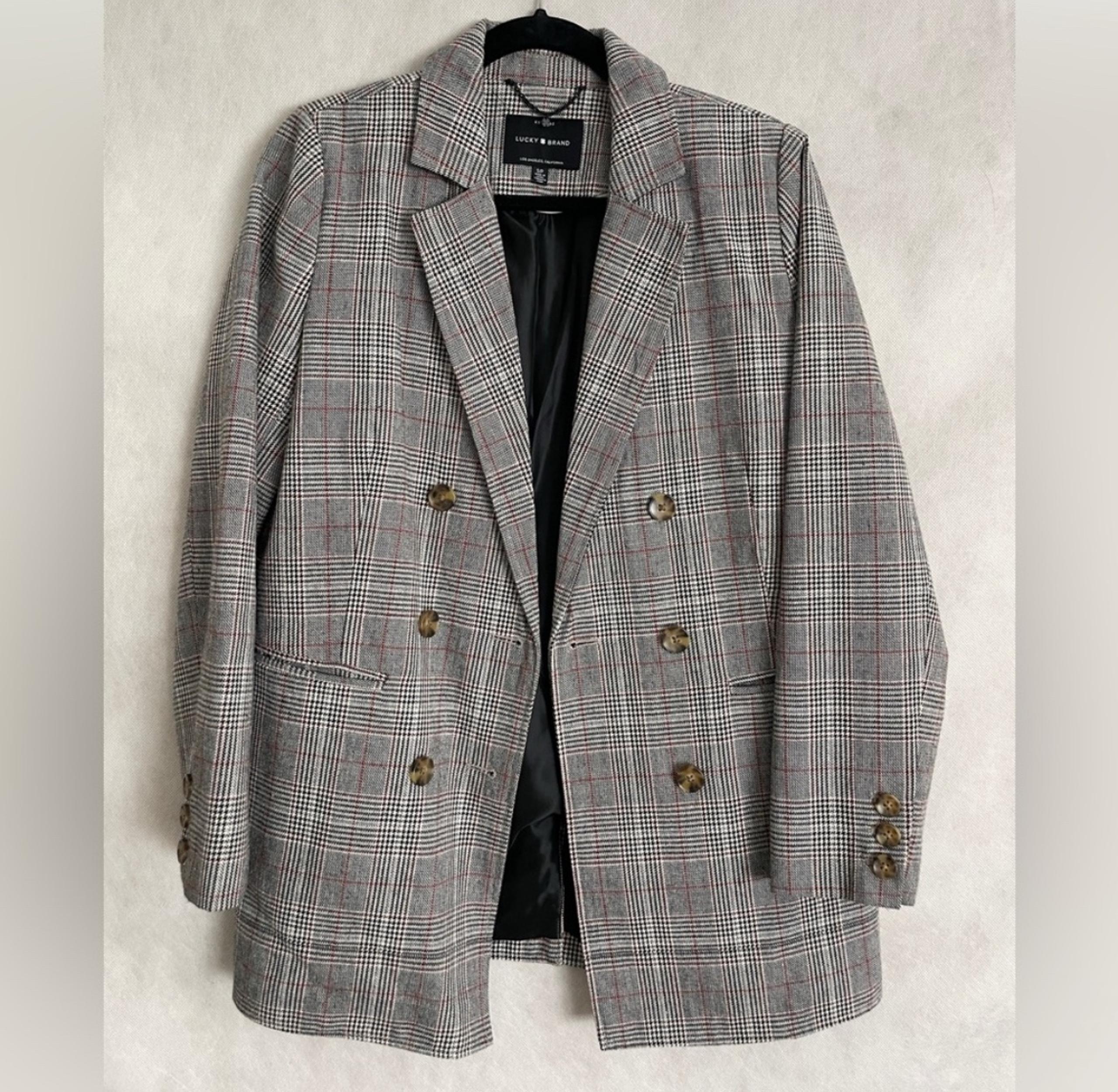Lucky brand plaid blazer