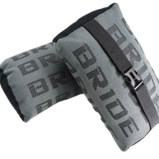 NEW 2PCS Universal Bride Gradation Car Neck Headrest Pillow Fabric Material