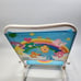 Care Bears Rainbow Foldable Beach Chair Kids Lounge Sitting White 17.50 in RARE