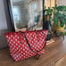 Coach Women Bag Badlands Floral City Zip Tote in Carmine Printed Coated Canvas