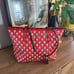 Coach Women Bag Badlands Floral City Zip Tote in Carmine Printed Coated Canvas