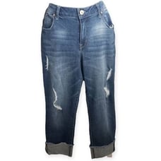 1822 DENIM TAYLOR DISTRESSED CUFFED JEANS SZ.14 EUC
