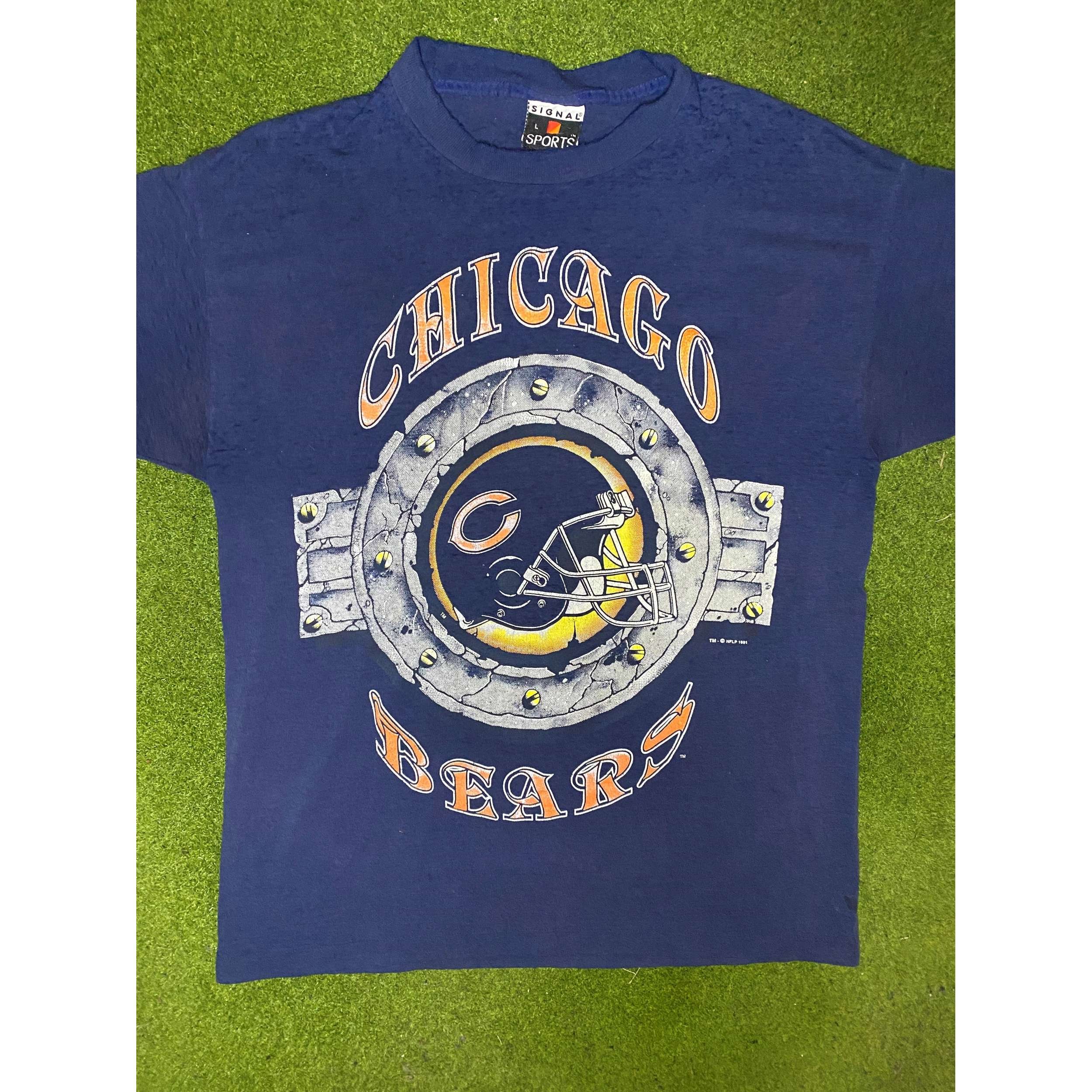 1991 Chicago Bears - Vintage NFL T-Shirt (Large)