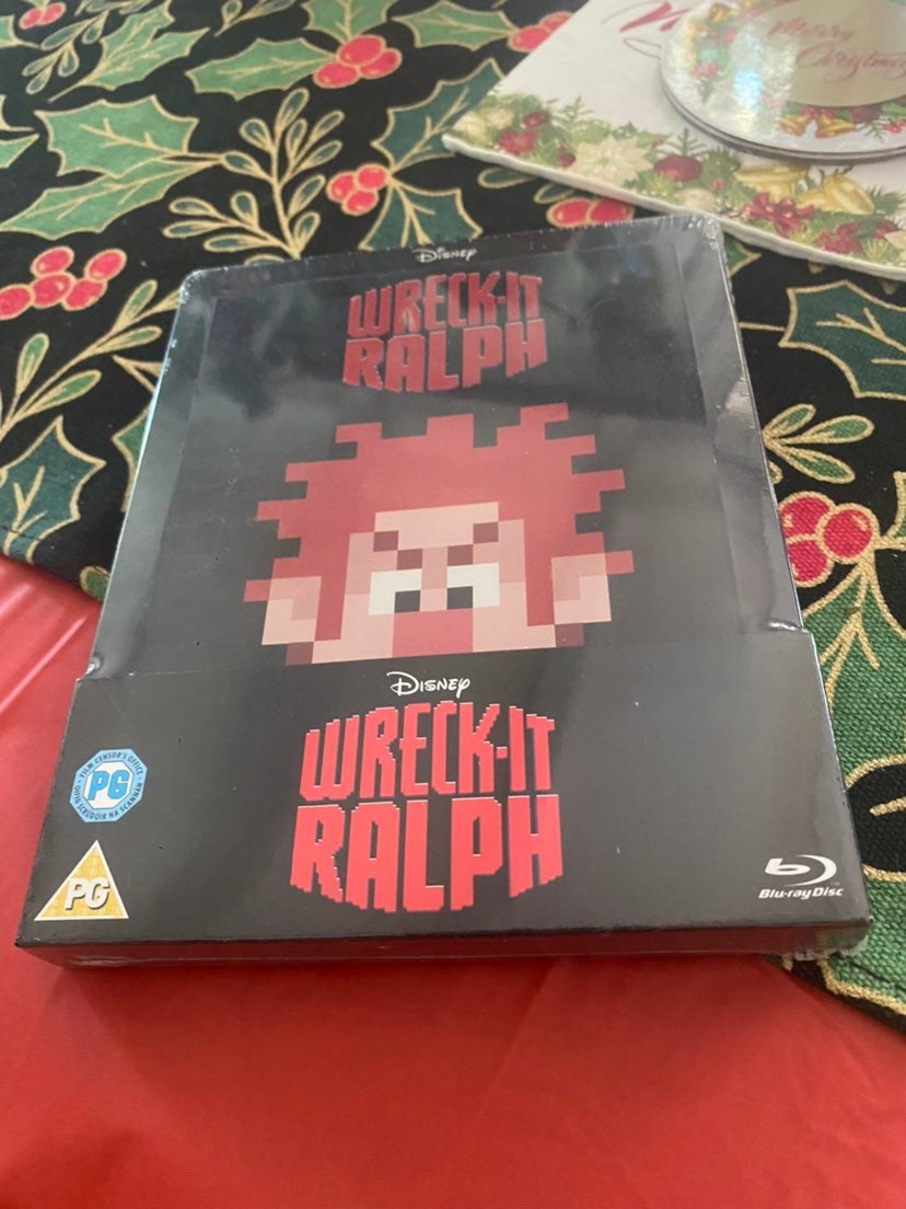 Wreck it ralph blu ray steelbook 1/4 slip - zavvi exclusive UK import brand new