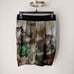 Line & Dot Silk Wrap Skirt, Size Small