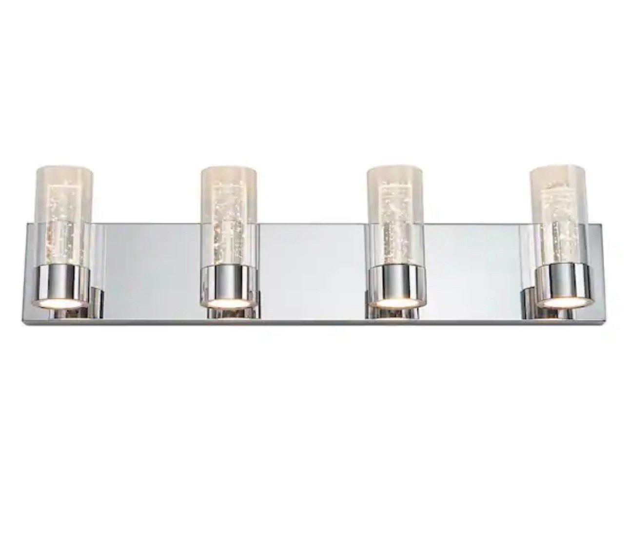 Vanity Light Bar for Bathroom with Bubble Glass