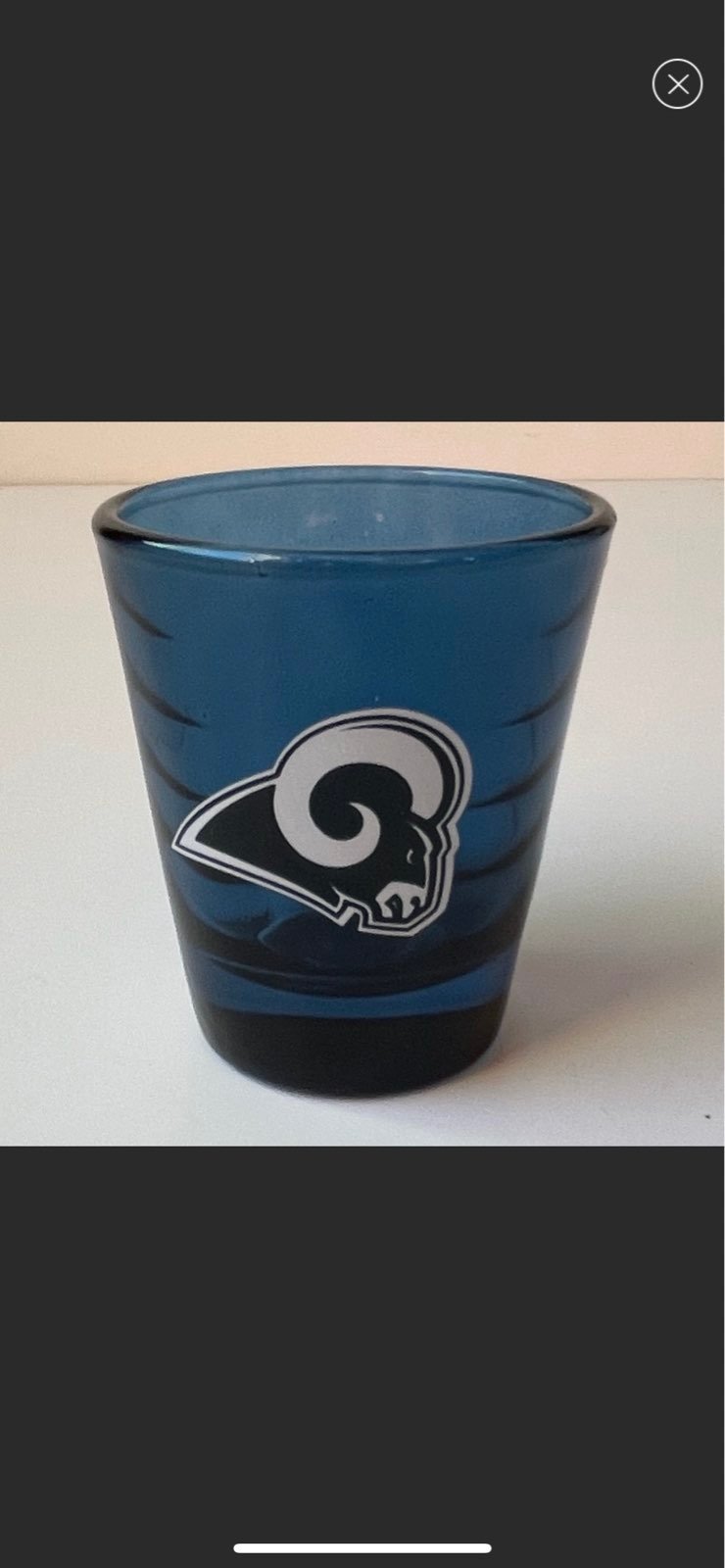 Los Angeles RAMS 2oz Shot Glass