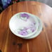 Limoges hand painted floral plates set of 4 porcelain plates |Antique JPL France