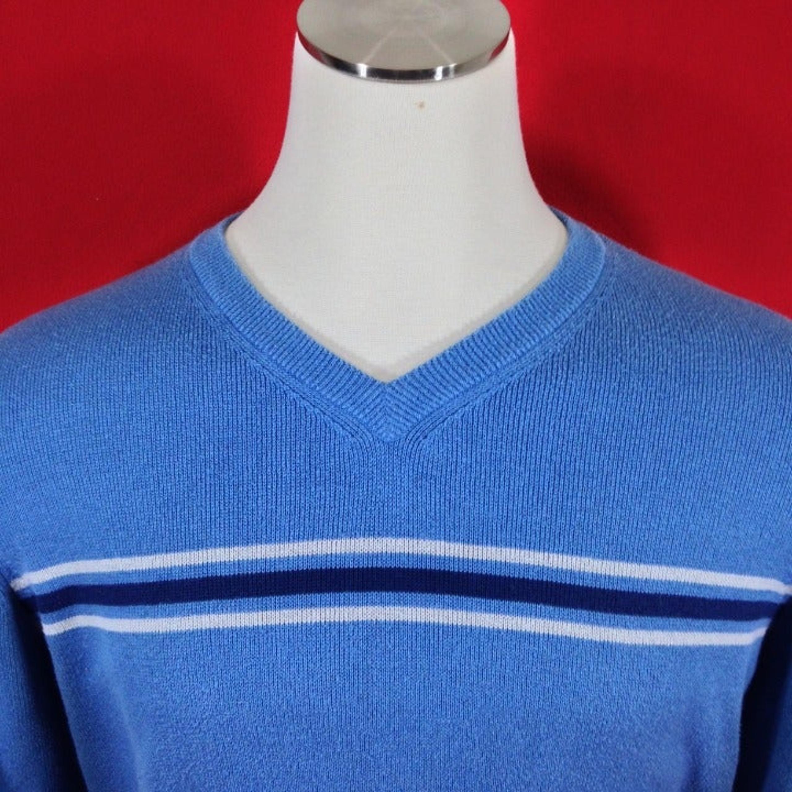 Aerpostale V-neck Sweater Blue SZ XL