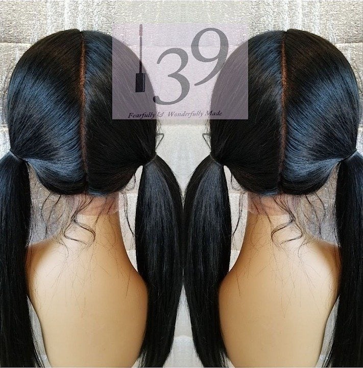 Celebrity 360 lace front black wig wow