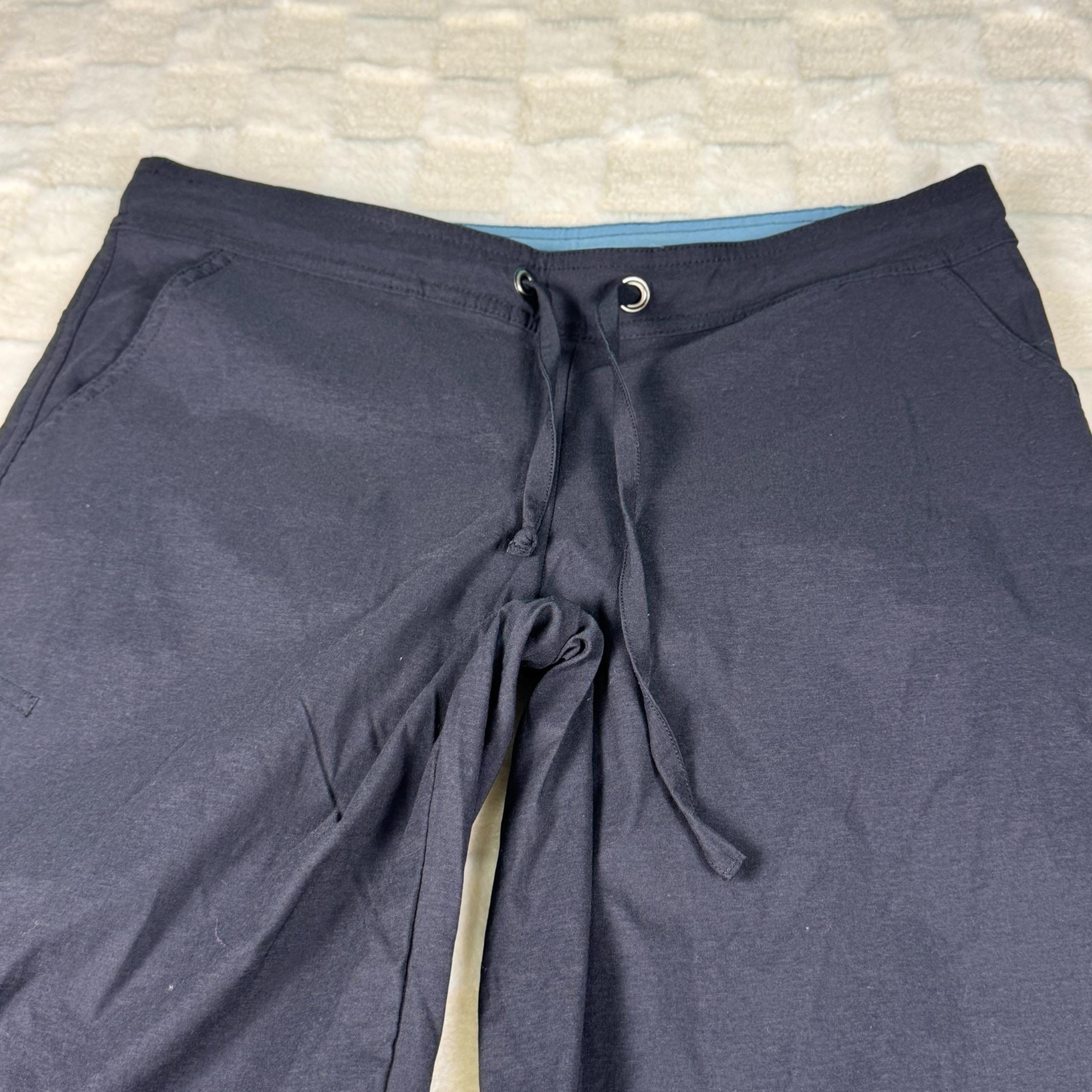 prAna Women's Pants Small Cropped Active Black
