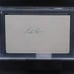 Gordon Cooper Signed Autographed 3x5 Index Card NASA Space Gemini 5 PSA Slab
