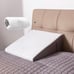 LOSKIA 10 Bed Wedge Pillow for Sleeping-Colorful Memory Foam Top-Triangle Wedge