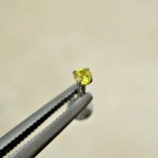 2.21mm SPARKLING YELLOW DIAMOND LABRET MONROE *CERTIFICATE* 1/4\