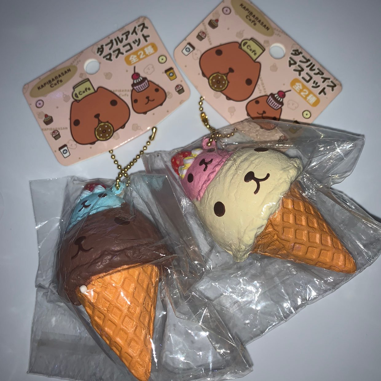 Kapibarasan Icecream Squishy Set
