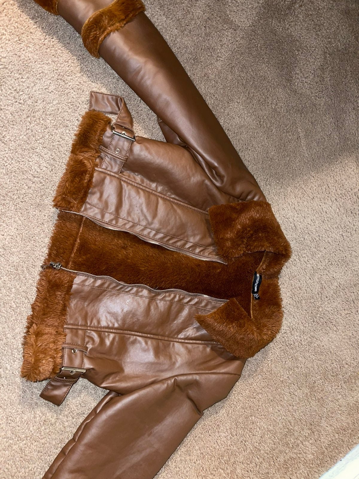 Brown Faux Fur jacket