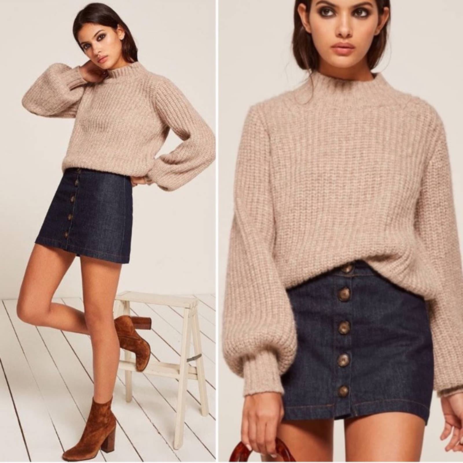 NWT Reformation Candace Skirt in Volta Wash