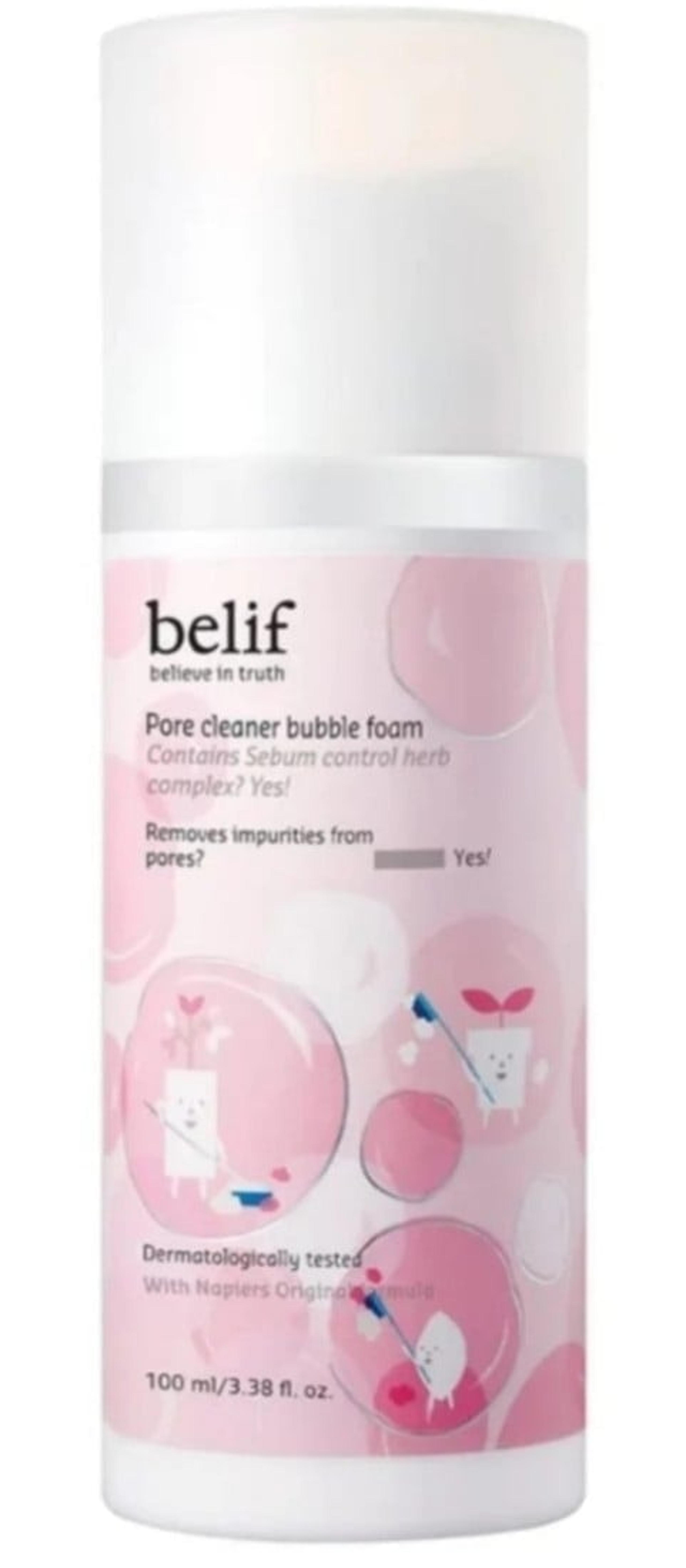 Belif Pore Cleanser Bubble Foam, Pore Care Mask, Face Mask, Facial Cleanser.