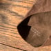 50s brown leather gloves