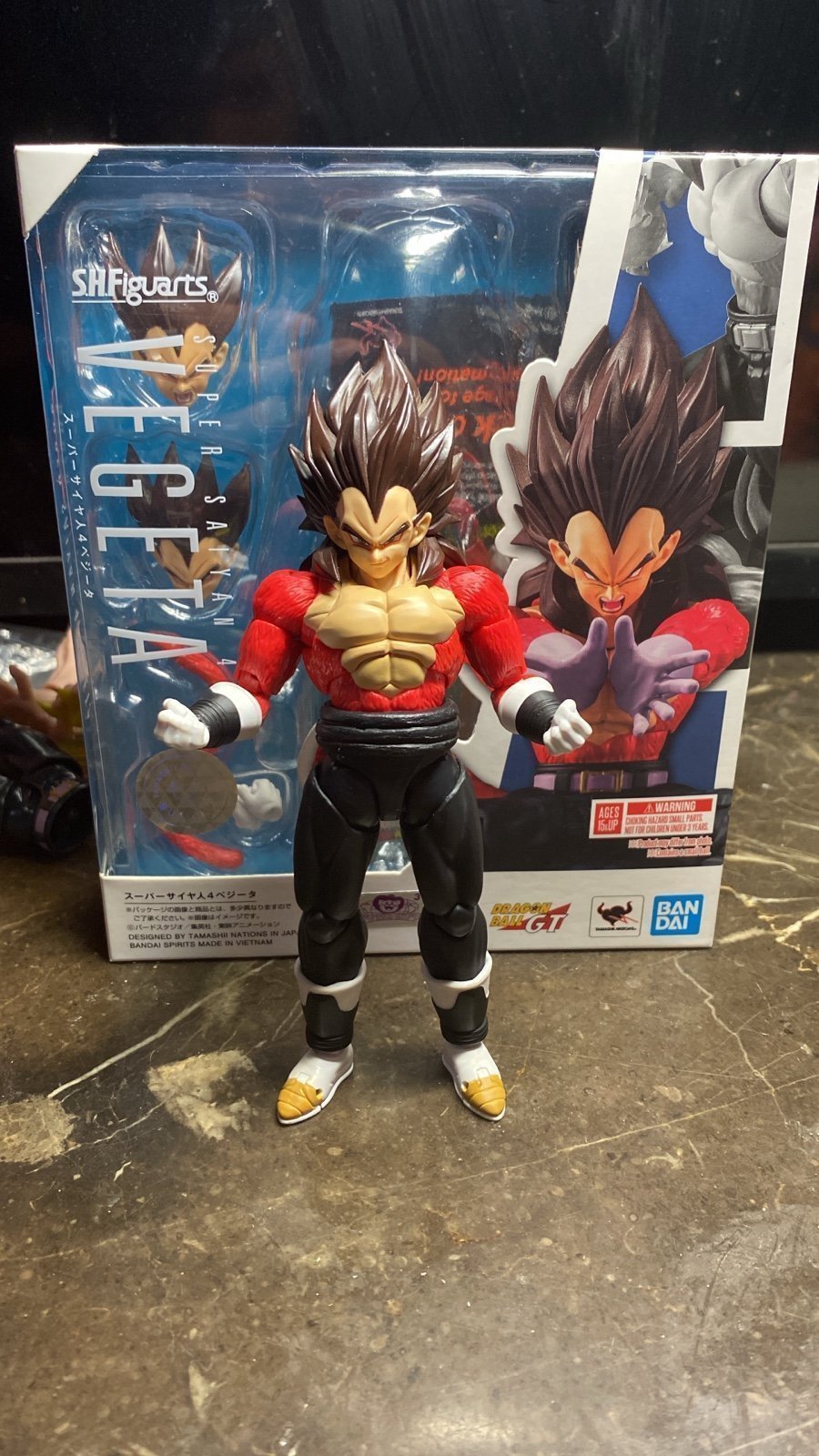 Custom Sh figuarts xeno ssj4 Vegeta ON HOLD (READ Description!!!!!)