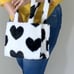 Dalmatian Vegan Fur Convertible Handbag