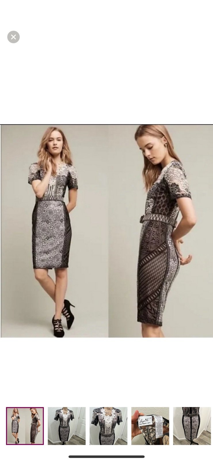 Anthropologie Byron Lars Midi Dress 6