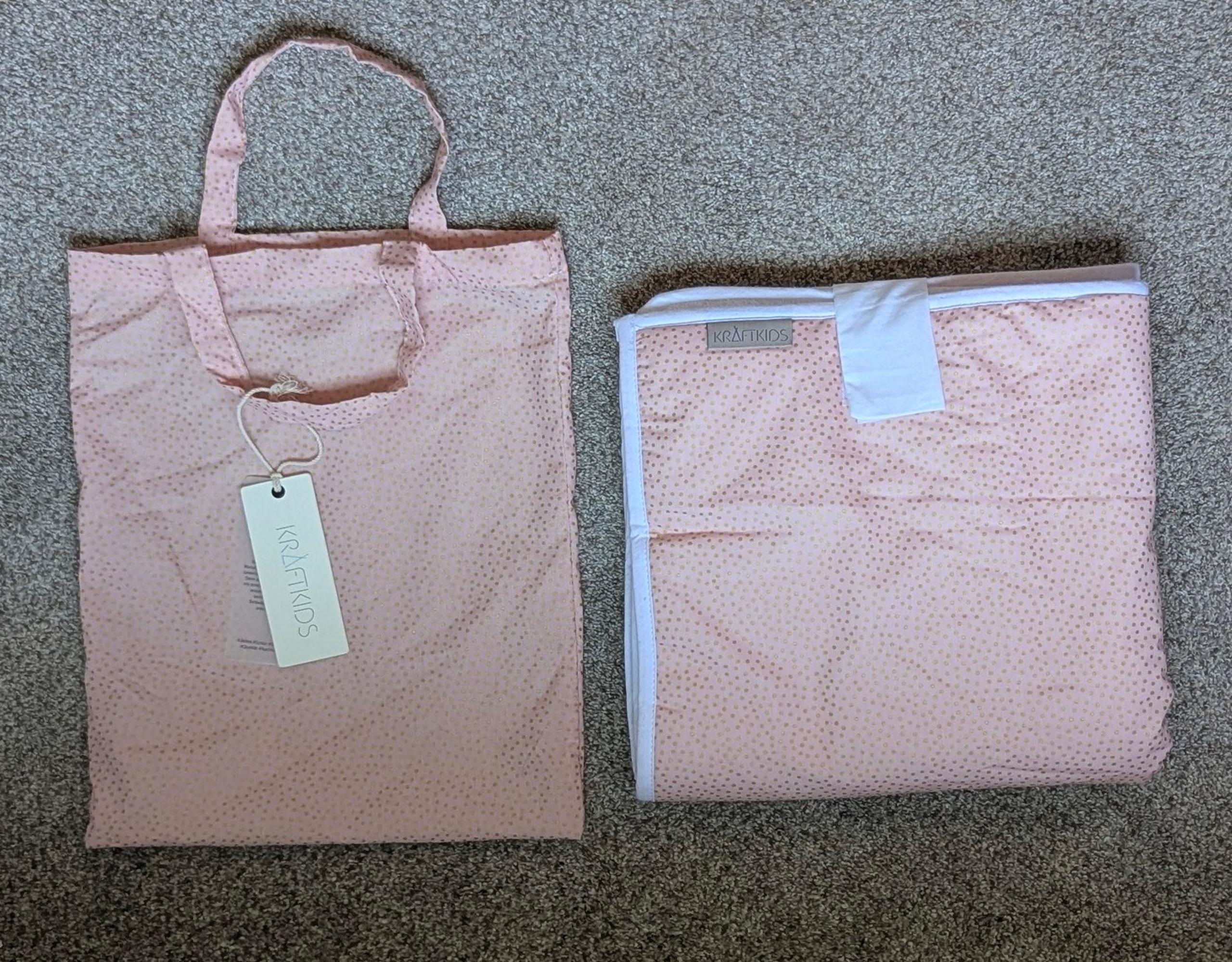 NEW KraftKids, Travel Baby Changing Pad with Storage Bag