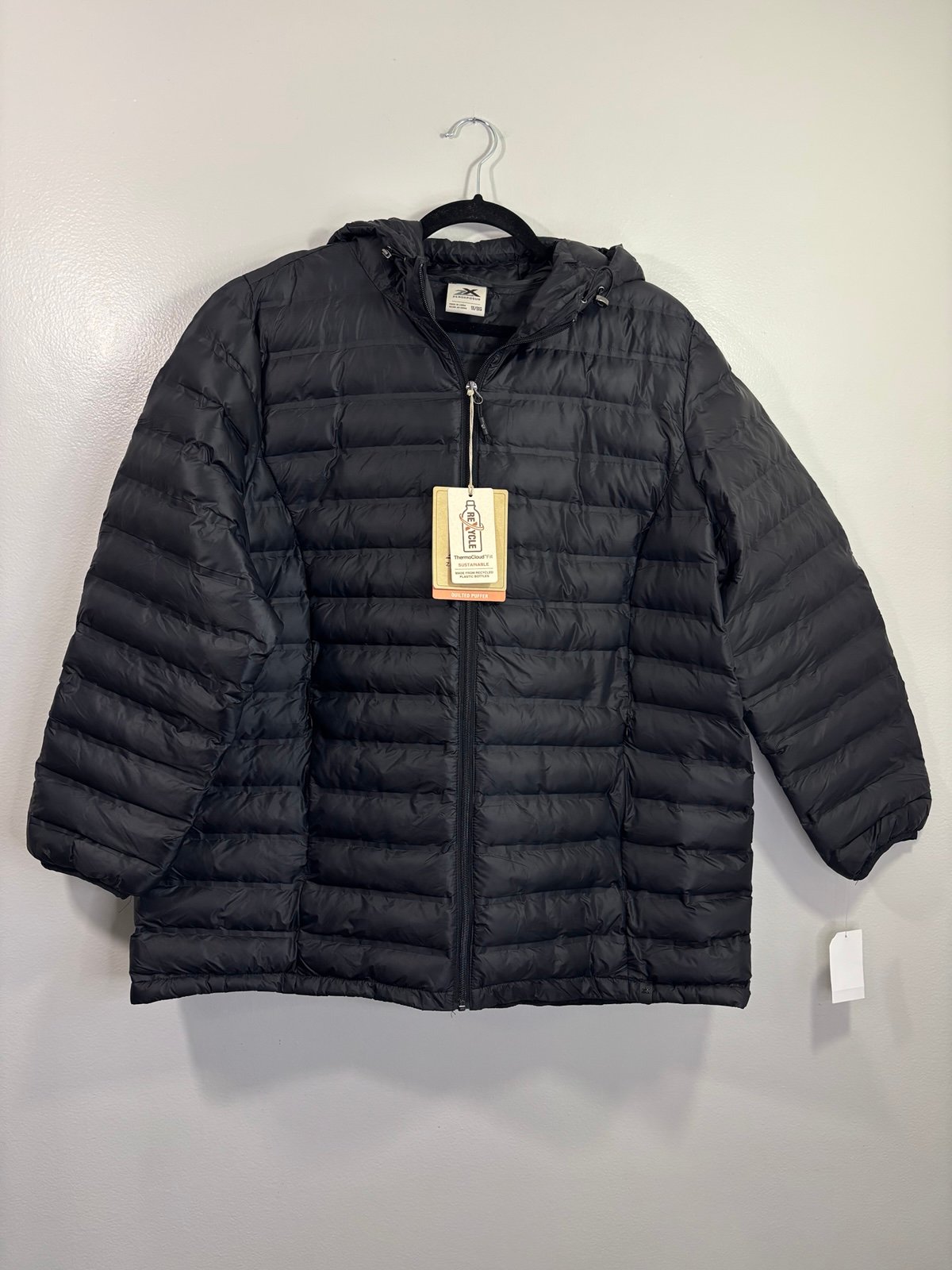ZEROXPOSUR BRIANNA PACKABLE PUFFER HOODED PARKA JACKET WOMEN'S PLUS 1X NWT