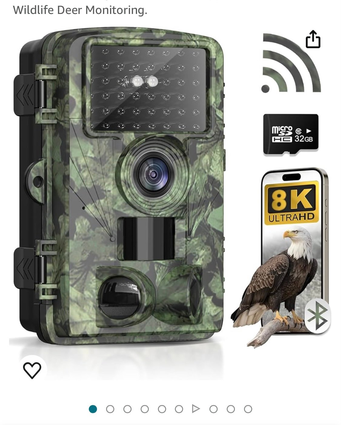 Trail Camera 8K ultra HD