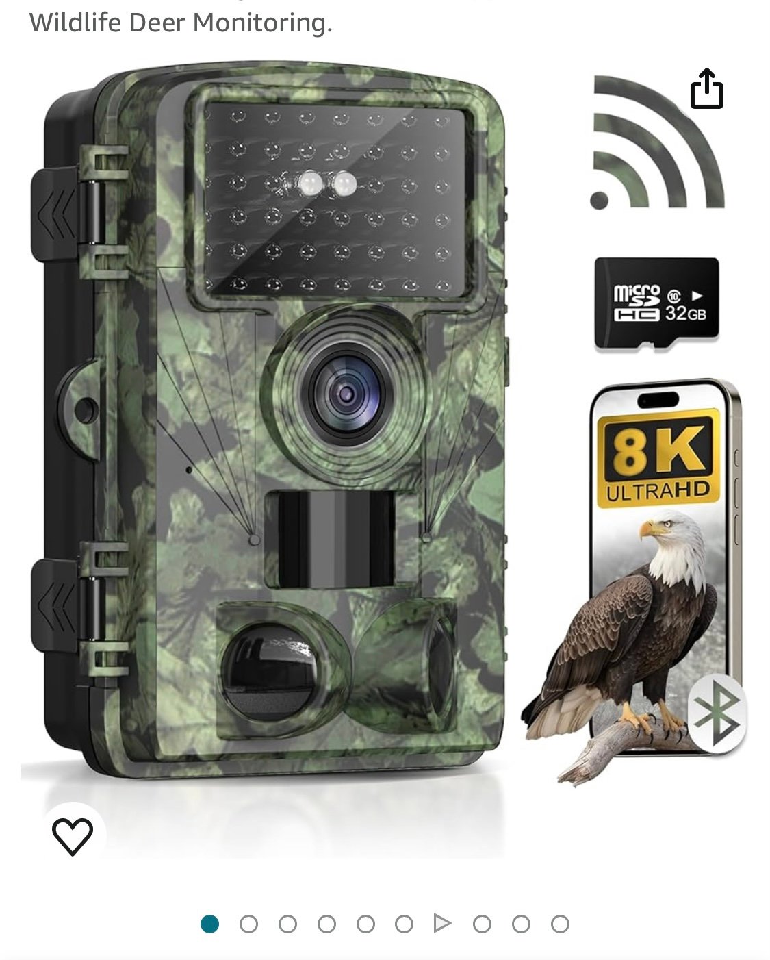 Trail Camera 8K ultra HD