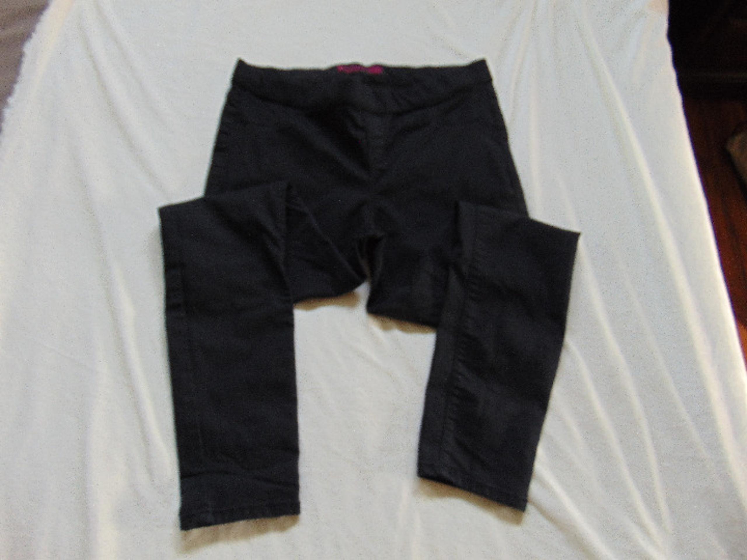 No Boundaries Women's L Jeggings Jean Leggings Stretch Slim Leg Black 2 Pocket