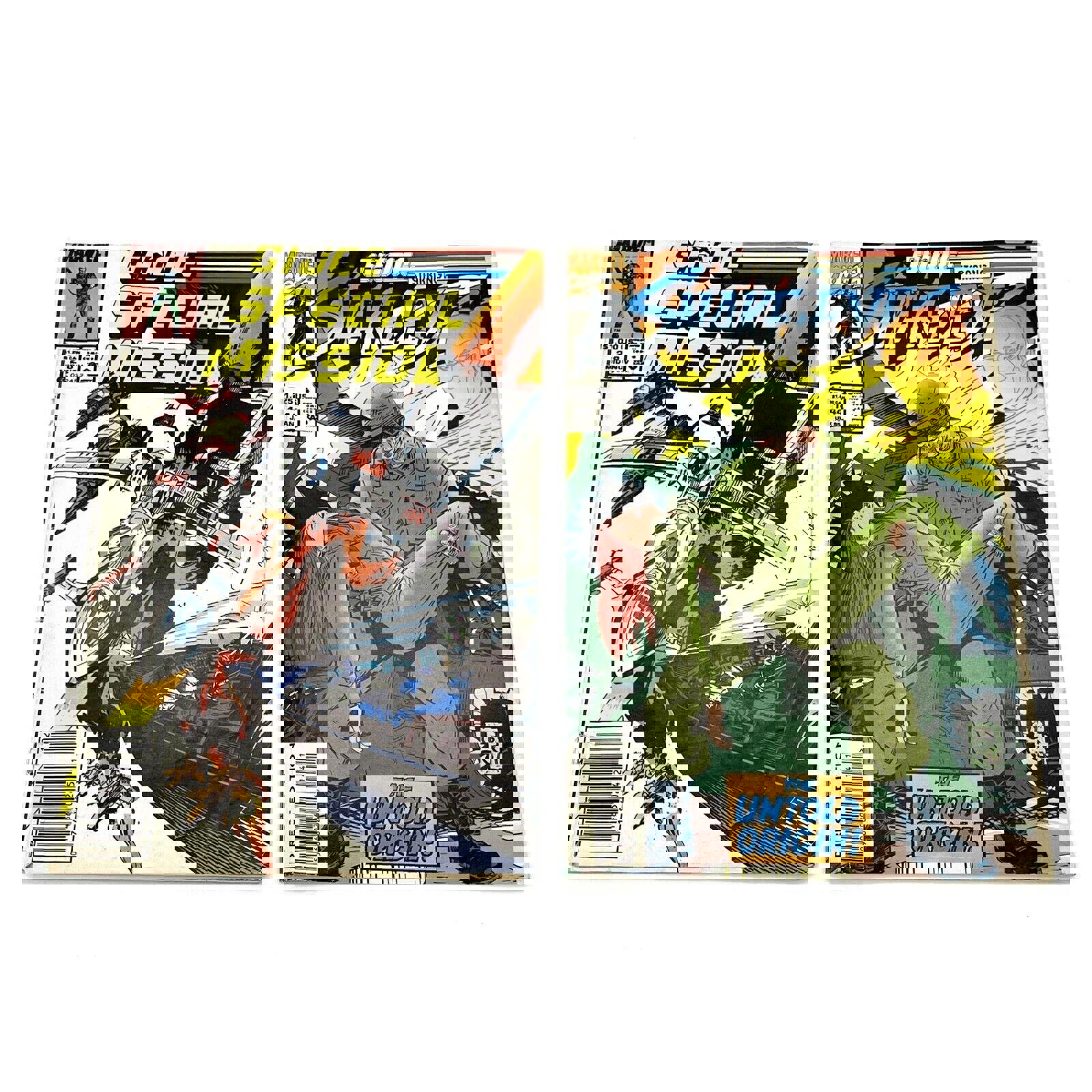 G.I. Joe MARVEL Comic Books Vintage Lot of 2