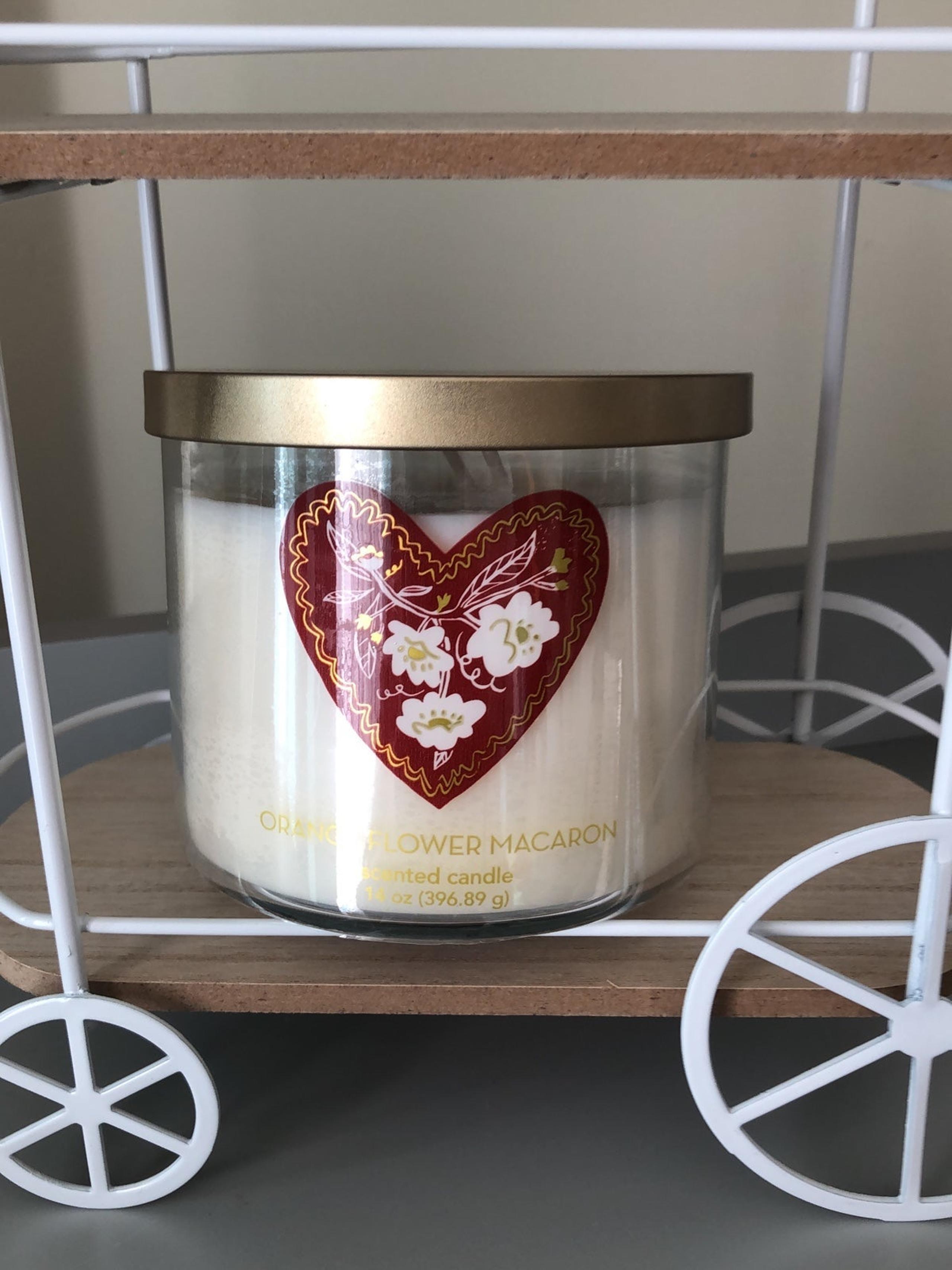 Threshold Orange Flower Macron Candle