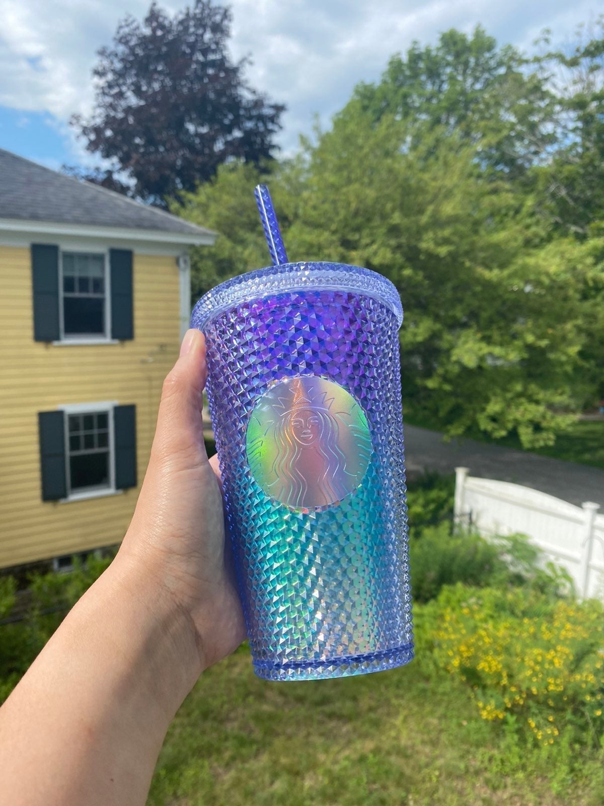 Starbucks tumbler studded ambre summer edition grande 16 oz