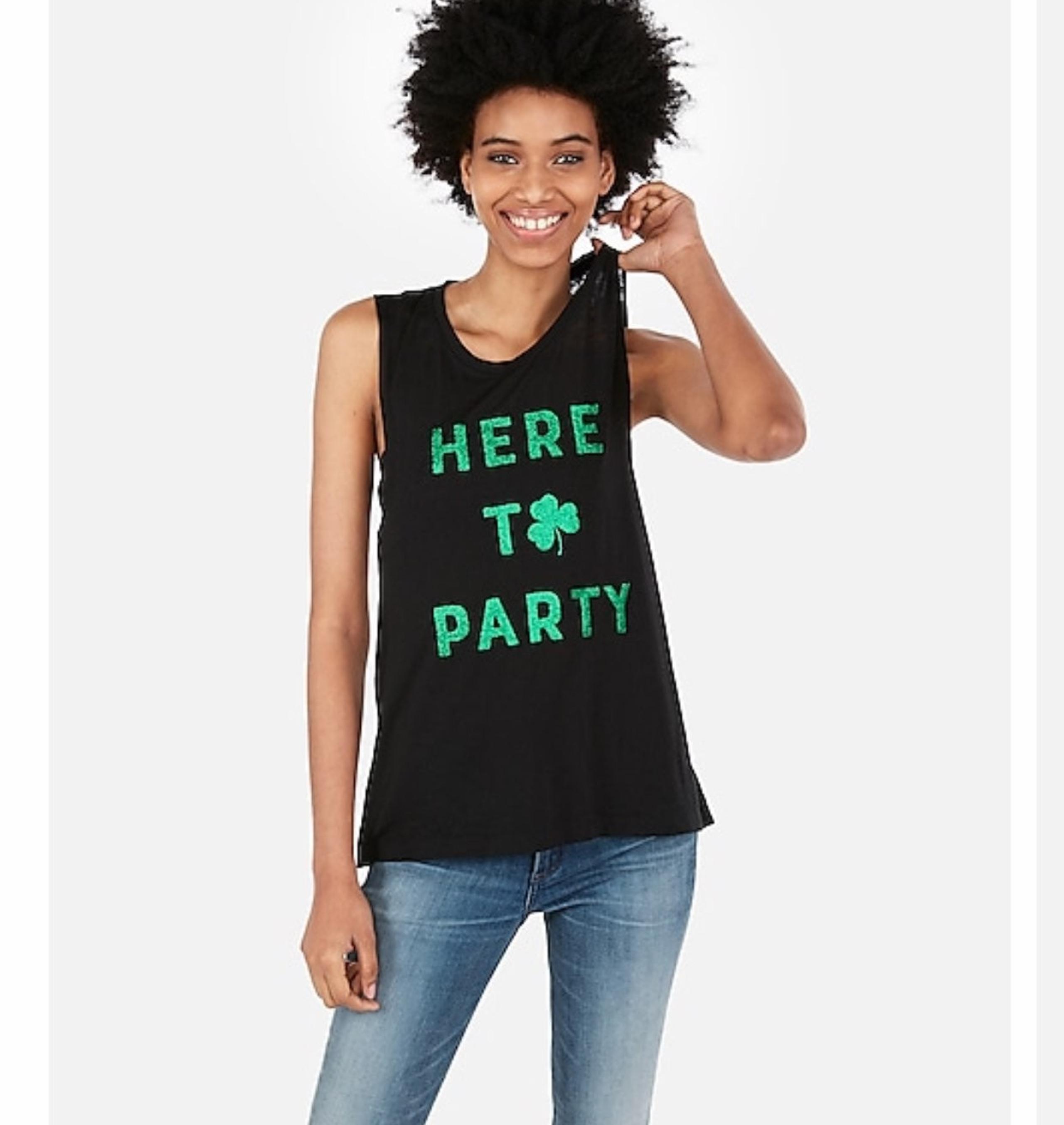 Here to Party Muscle Tank