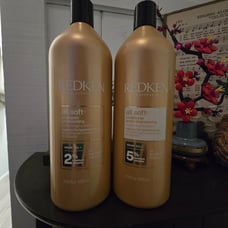 Redken all soft shampoo & conditioner