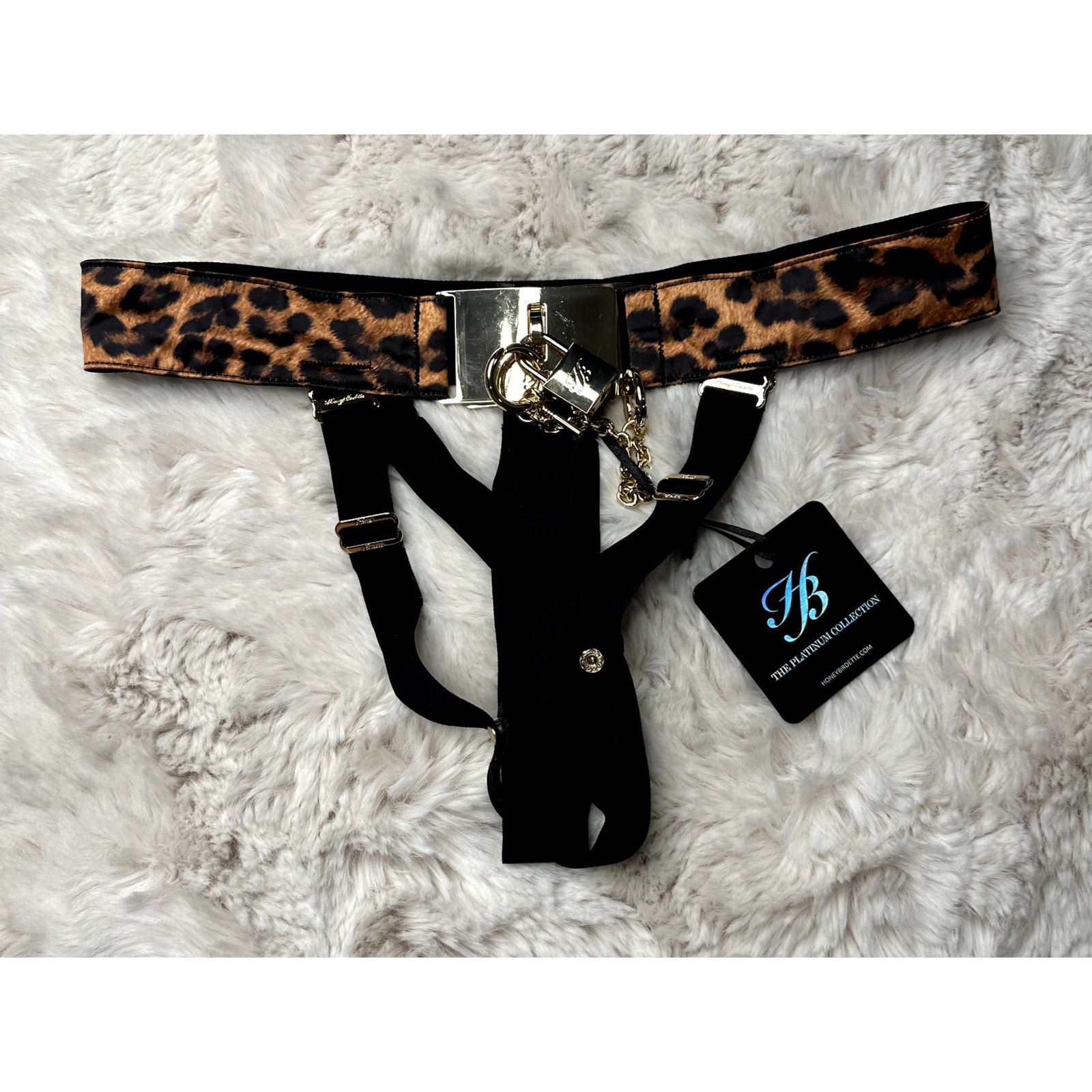 RARE Honey Birdette CHASTITY Jaguar Brief XXS