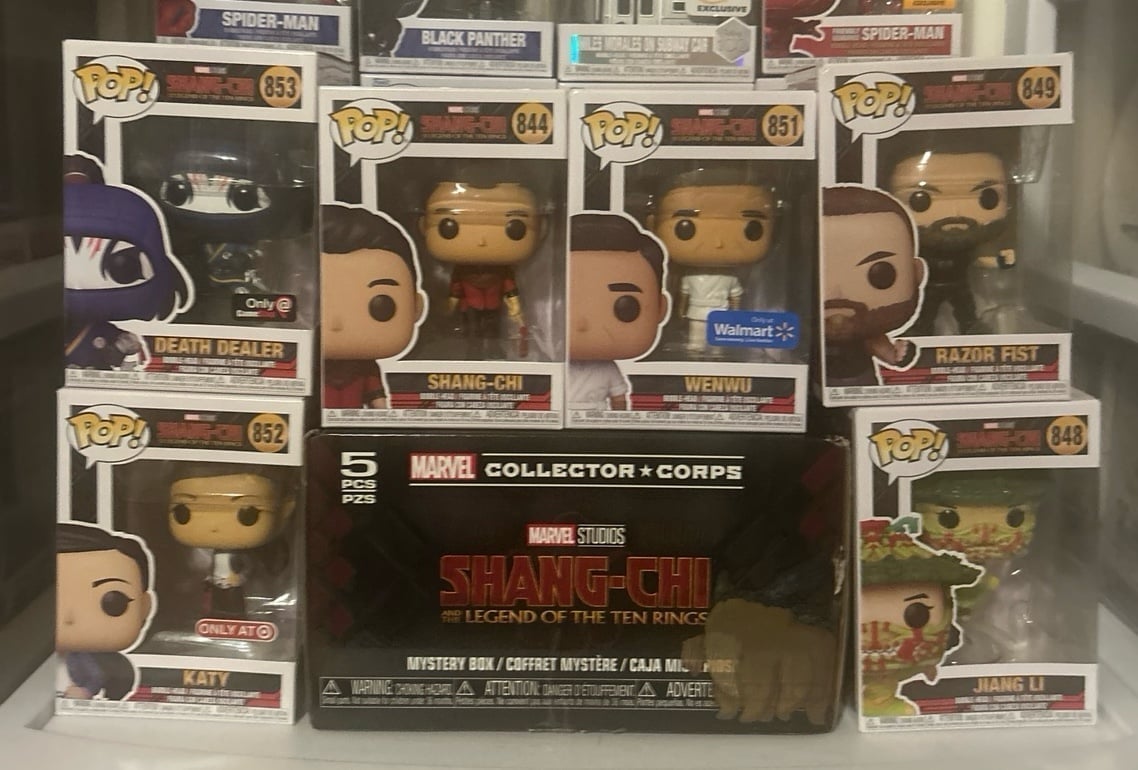 Funko Pop! Marvel Shang-Chi And The Legends Of The Ten Rings Lot Of 8