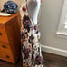NWT Reiss Mabel Print Plunge Neck Maxi Dress Floral