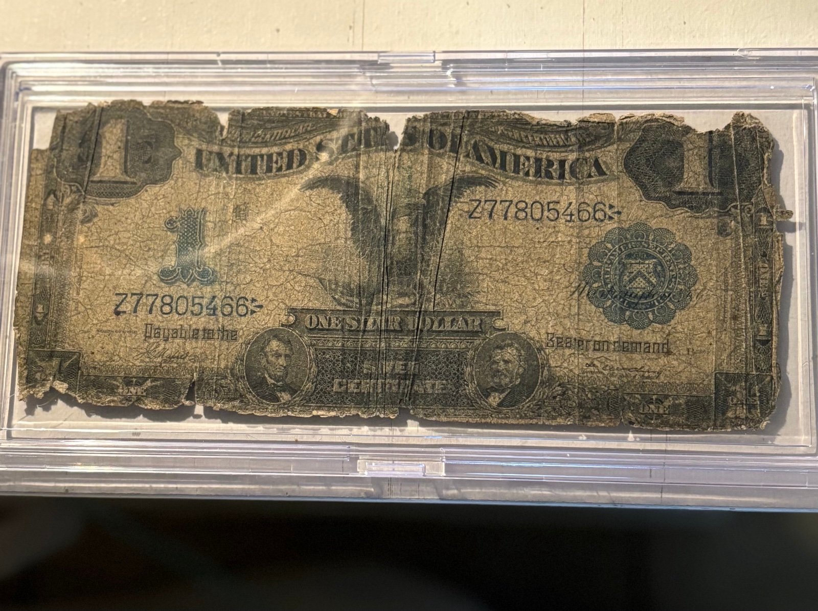 1899 Black Eagle 1 silver certificate