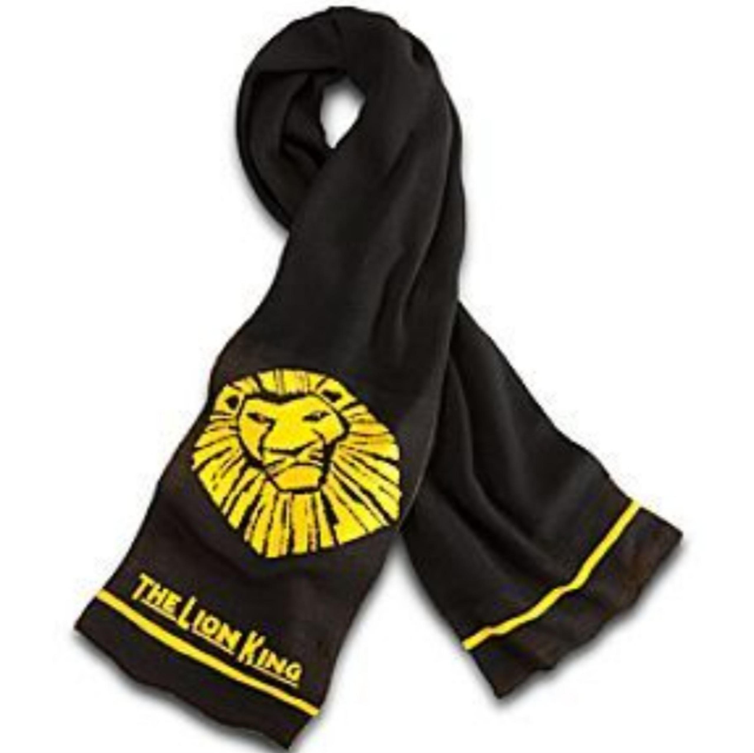 Disney Lion King Scarf  Black Acrylic