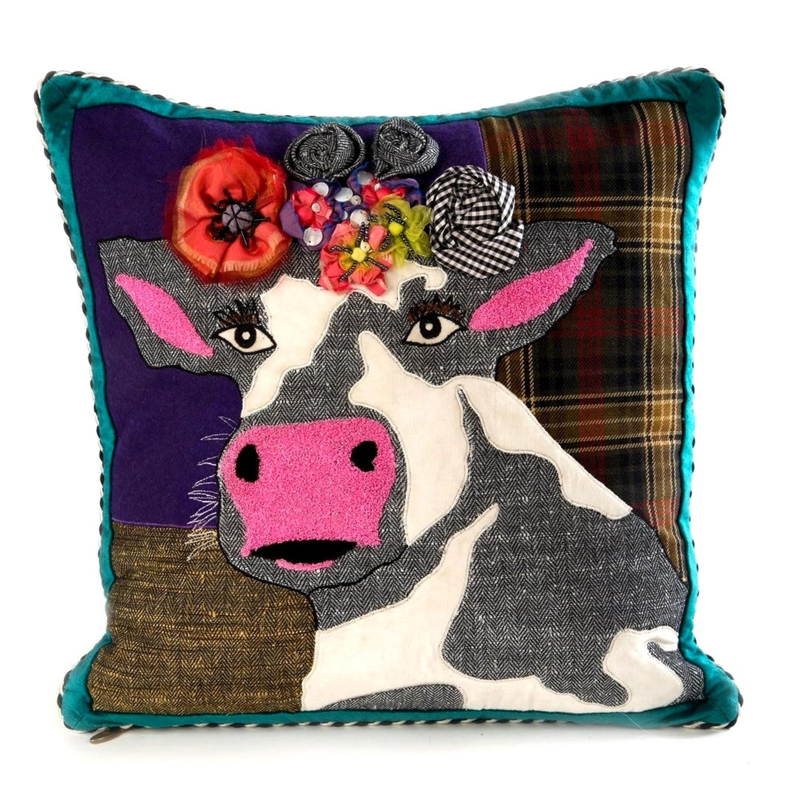 Brand New Mackenzie-Childs Frida Cowlo Throw Pillow