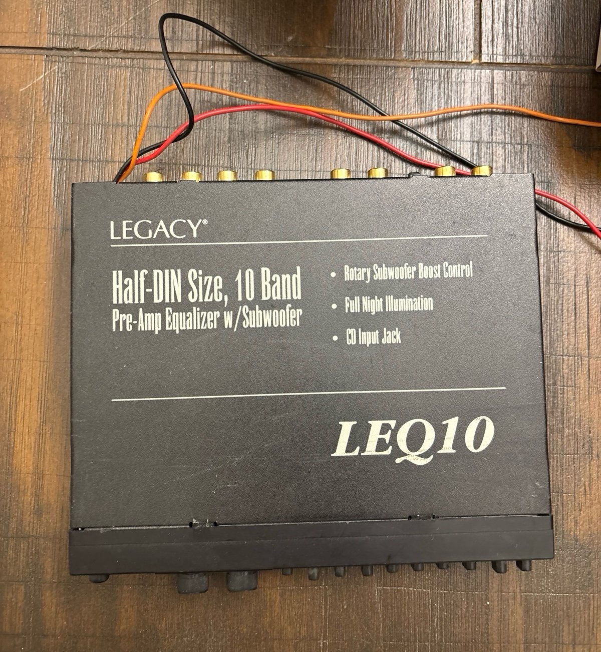 Legacy 10 band car audio equalizer