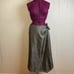 Ralph Lauren Black Label Silk Maxi Skirt Size 16 Casual Faux Wrap New NWT